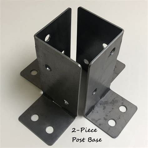 rail post metal bracket|metal brackets for 6x6 post.